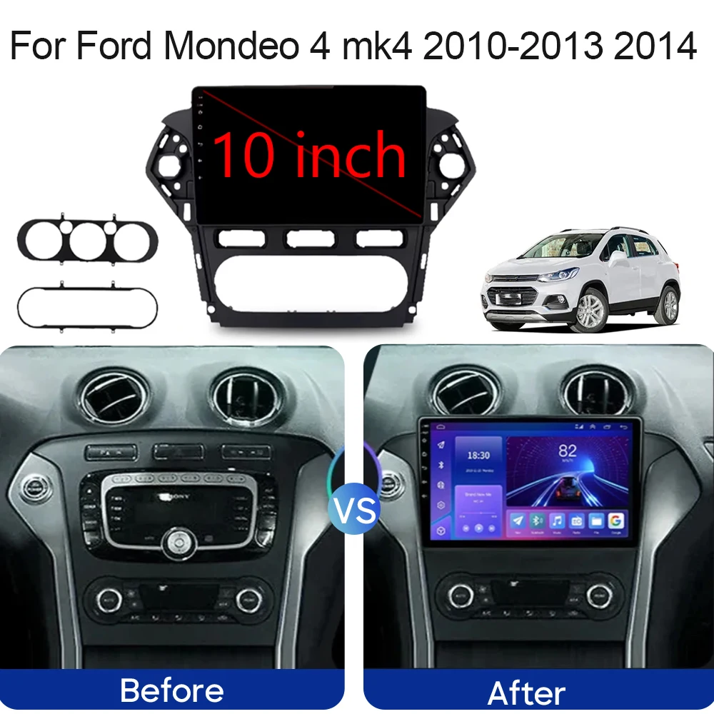 4G WIFI Head Unit For Ford Mondeo 4 MK4 2010-2013 2014 Car Radio Multimedia Video Player Stereo GPS Navigation Android Auto BT
