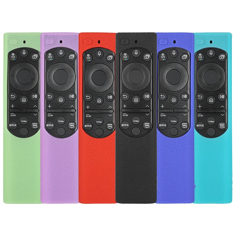 

Silicone Remote Control Case Compatible With Samsung BN59-01385A TV Remote Shockproof Protective Shell Cover With a Lanyard