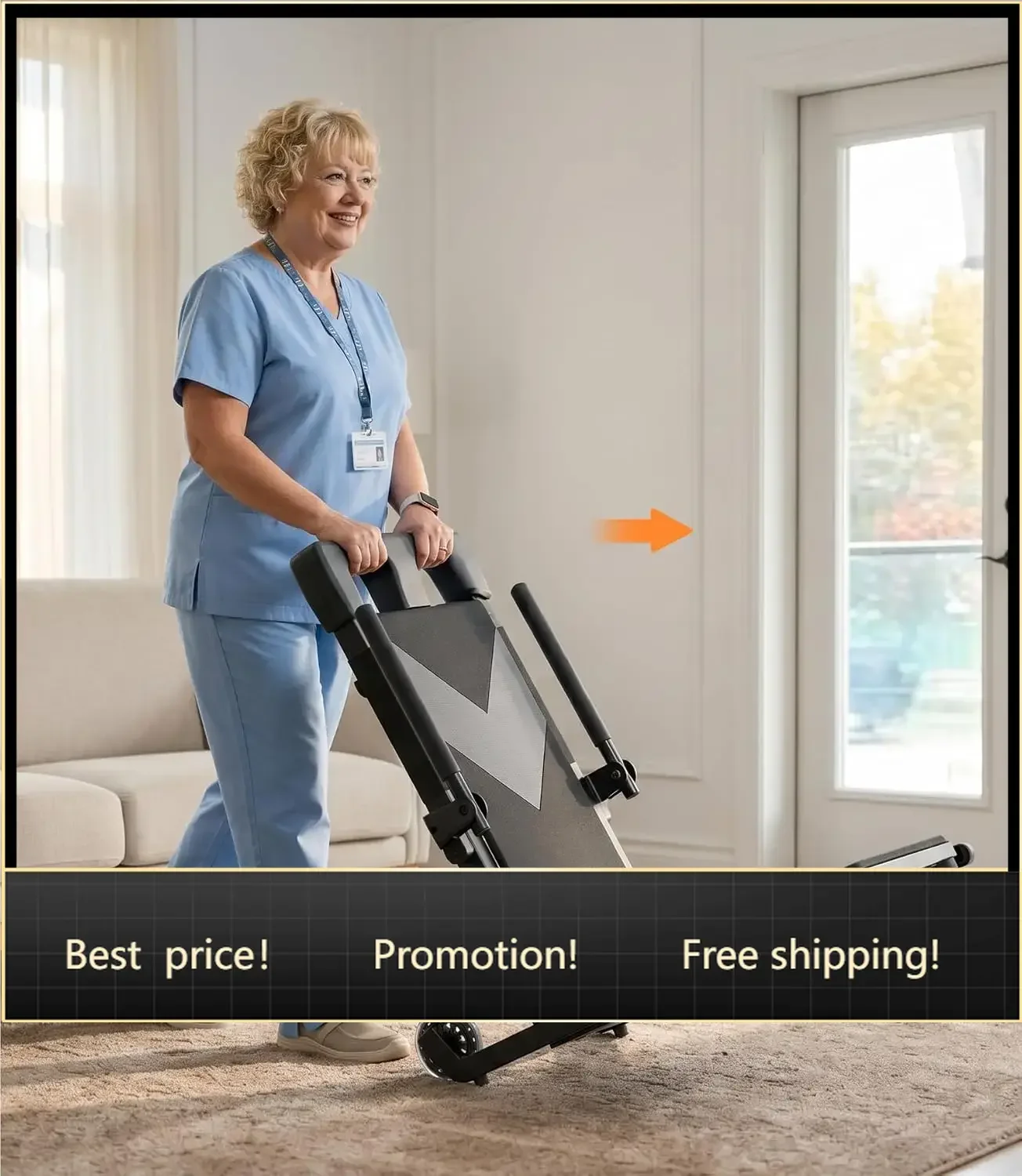 Electric Chair Lift Get Up from Floor, Ultra-Compact Chair Lift with T-Stabilized Base, Easy Mobility Design for Seniors