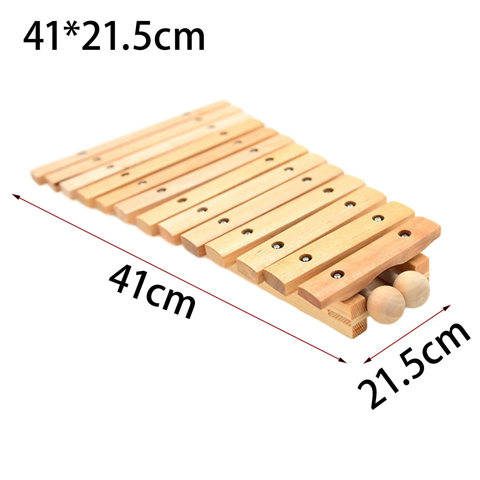 13 Note Glockenspiel Portable Hand Knock Piano Toy for Event Concert Outside