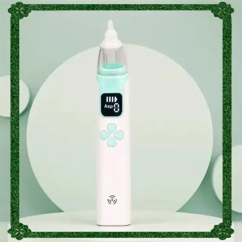 Elektryczny aspirator do nosa dla niemowląt z 24-godzinną dostawą, cichy sprzęt do usuwania kataru i zatkanych nosa, akcesoria dla noworodków.