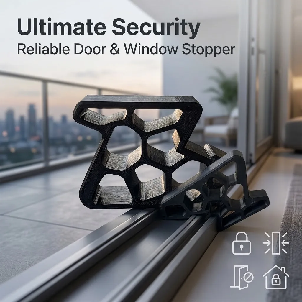 Thickened Hardened Window Limit Lock Wind‑Resistant Window Stopper Fixer Household Safety Window Stay