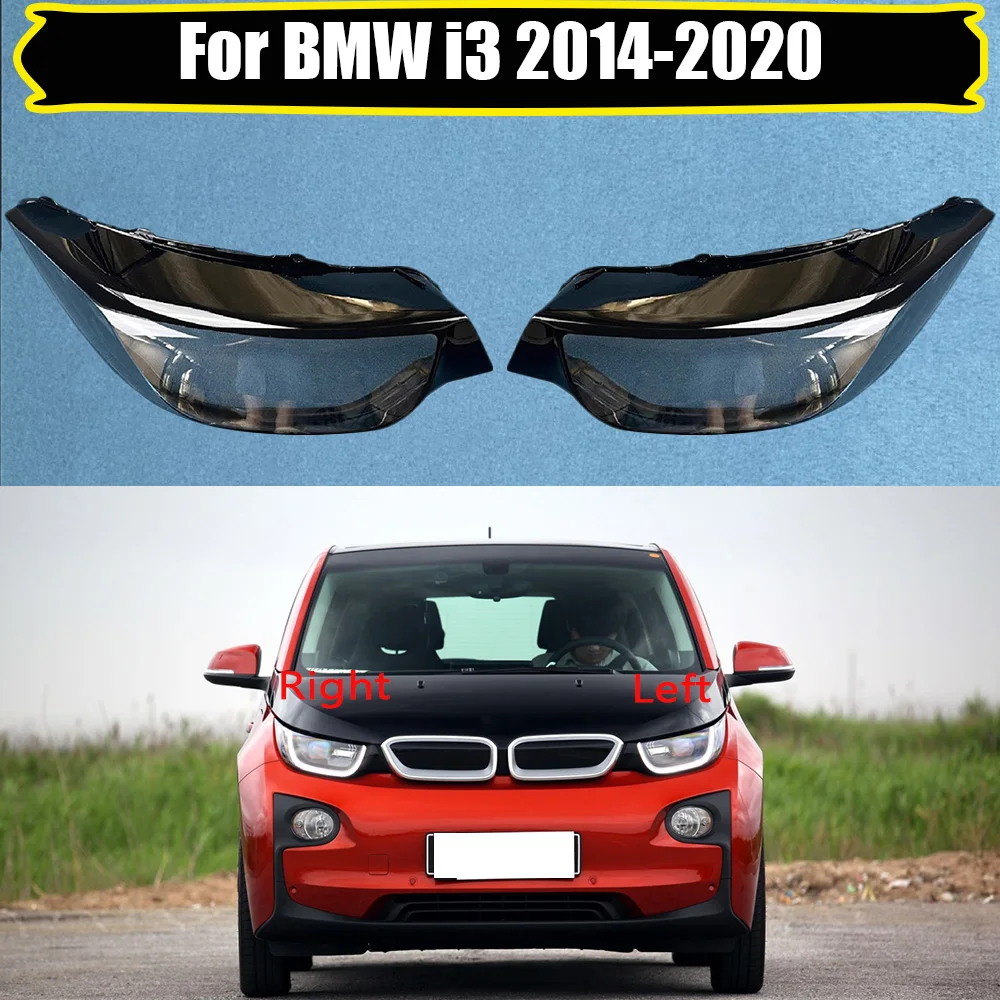 

Крышка передней фары для BMW i3 2014-2020, прозрачная маска, затеняющая Крышка для фары, замена оригинального абажура