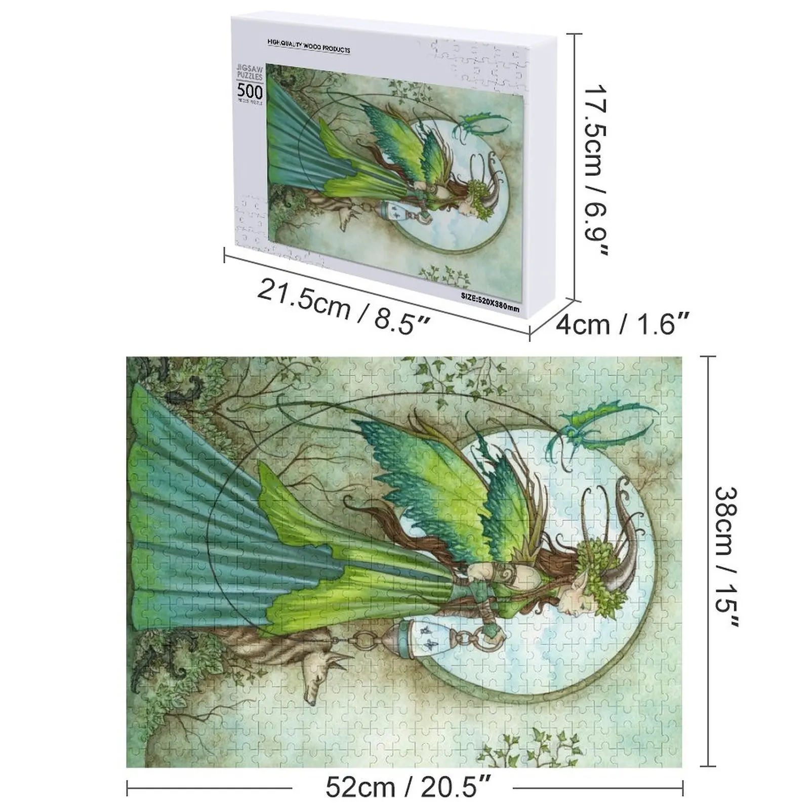 프로미네이드 맞춤형 사진 나무 상자 성인용 퍼즐 조각 성인용 퍼즐