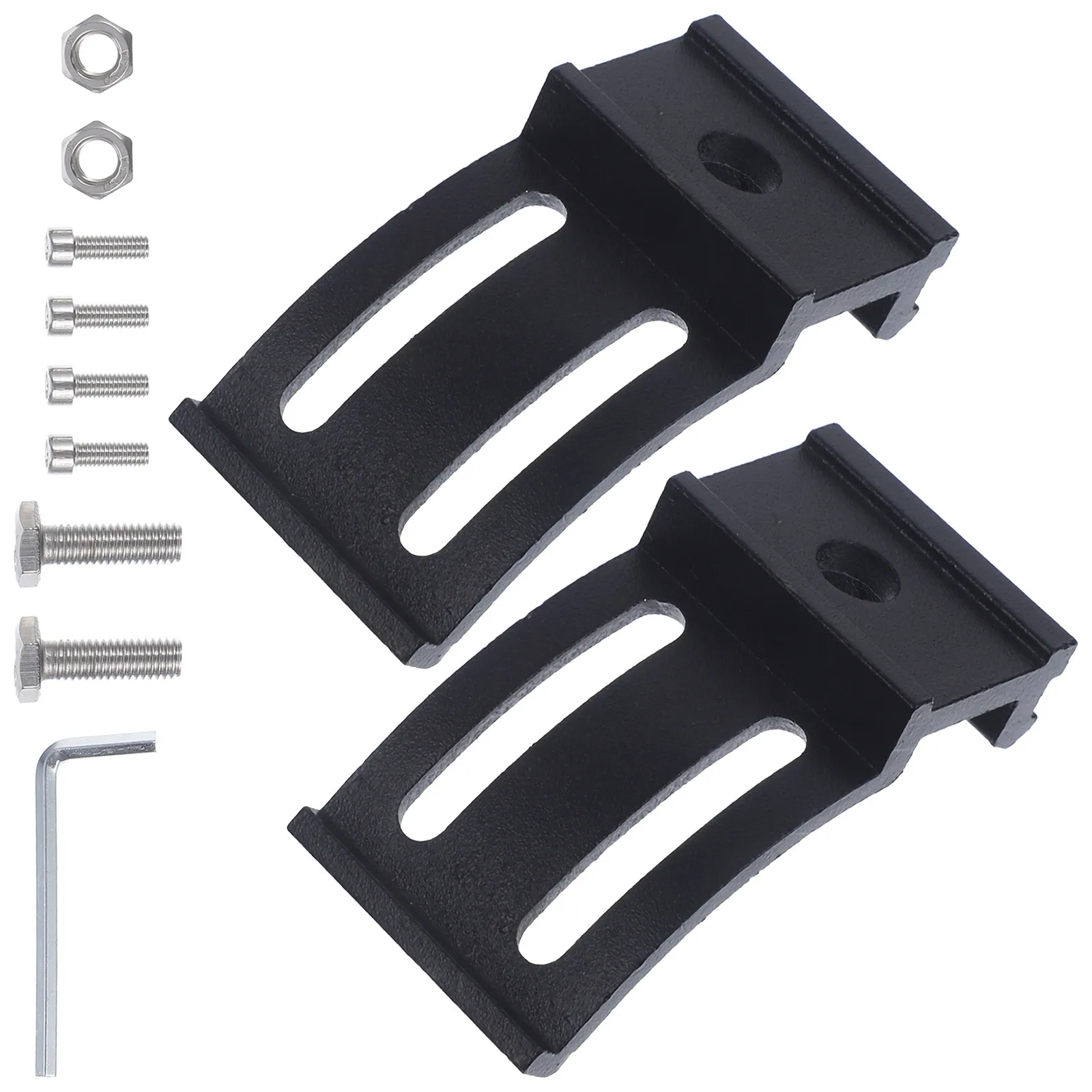

1Set Premium Aluminum Light Bar Mounting Base Sliding Bracket for Car Light Bar Mount Lamp Bracket Double Groove