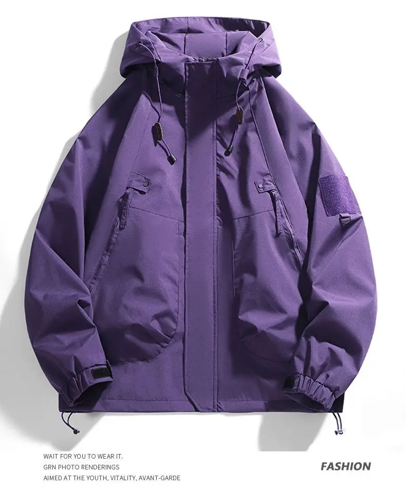 الربيع والخريف الرجال والنساء نفس الأمريكية سترة فضفاضة يندبروف في الهواء الطلق الاتجاه سترة الموضة الاتجاه