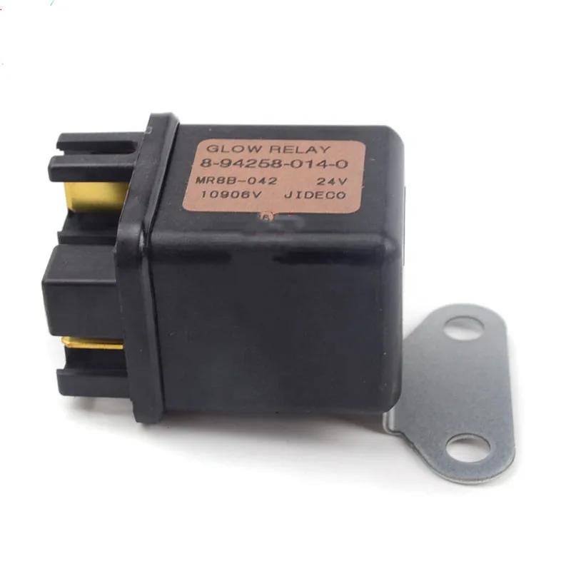 For Sany SY135 / XCMG / XIAGONG Excavator Engine Glow Plug Relay B249900001038 894258-0140(6bg1) High Quality Excavator