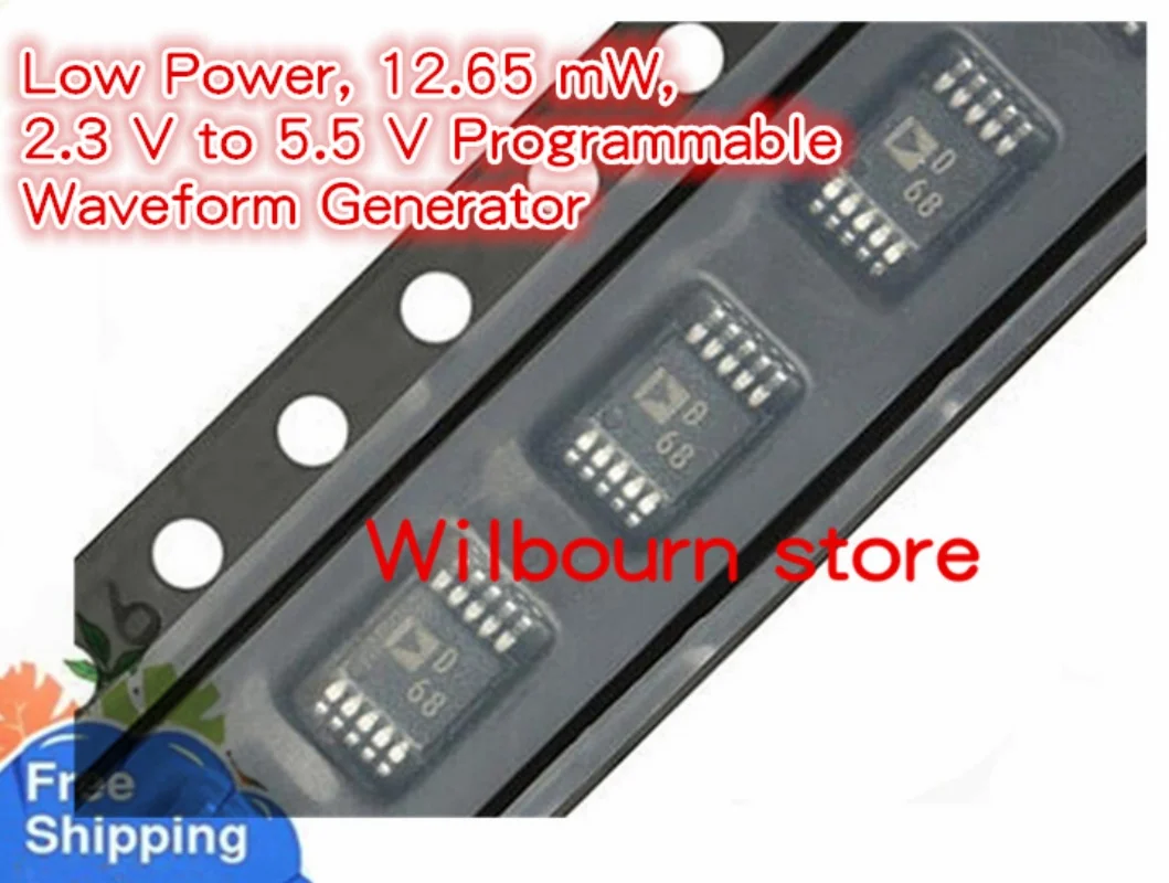 New original 5PCS~20PCS/LOT  NEW AD9833BRMZ AD9833BRM AD9833BRMZ-REEL7 AD9833 D68 MSOP10 Programmable waveform generator chip