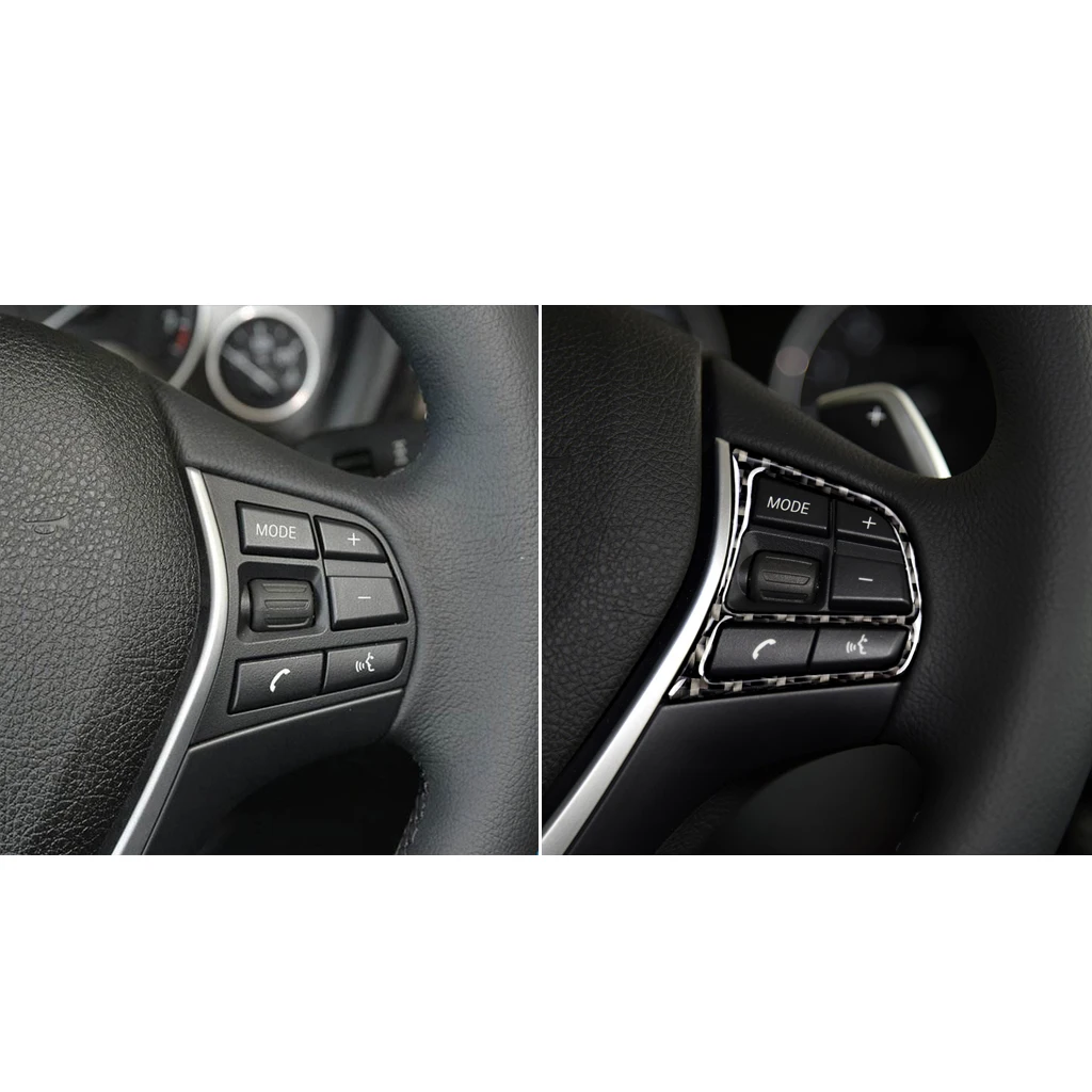 Steering Wheel Button Frame Cover Trim Sticker Decor For BMW F20 F21 F30 F32 F34 Car Accessories Interior Decoration