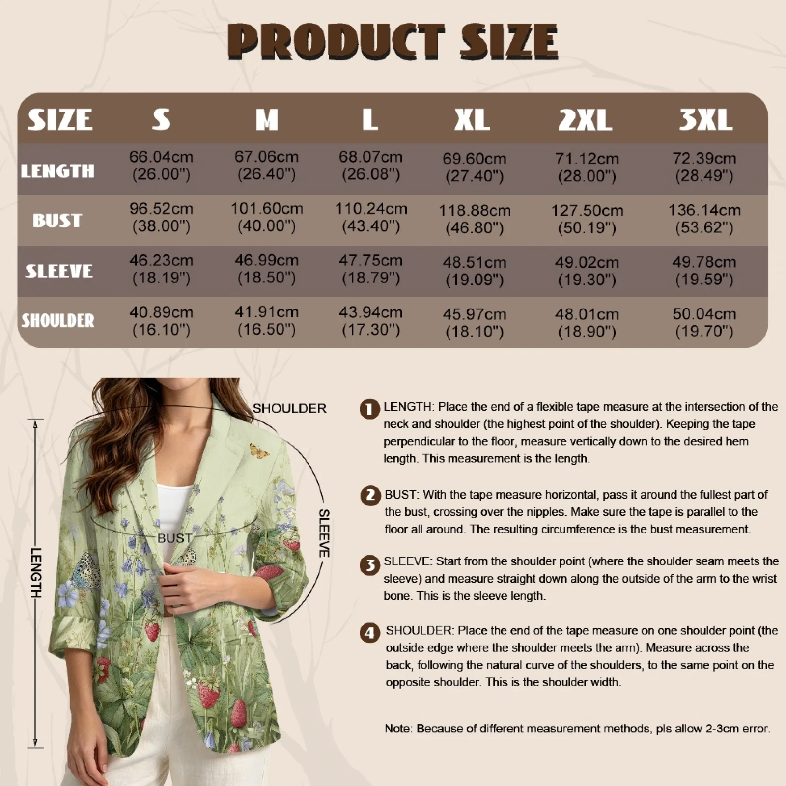 PENSTROLL Butterfly and Floral Linen Like Open Front Tops for Vacation Casual Cardigan Coat Beach Cover Ups view 6