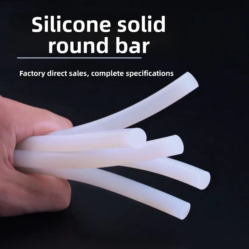 

Silicone Solid Round Strip Silicone Sealing Strip 1/2/3/4/5/6/8/10/12/15MM