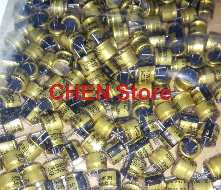 50PCS/200PCS original NIPPON AUDIO 100UF 10V 6X5MM 85C Fever motherboard electrolytic capacitor 10V100UF Free Shipping