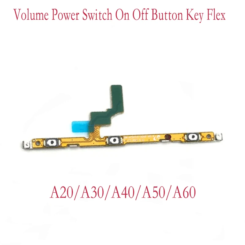 Volume Power Switch On Off Button Key Flex For Samsung A10 A20 A30 A40 A50 A70 A01 A11 A10s A20s A21s A30s A51 A21 A31 A71 A02s