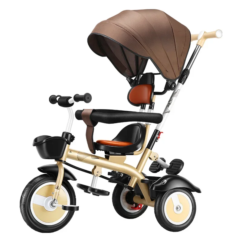 Multifunctional Stroller Lightweight Two-way Seat Newborn Stroller Three-wheeled Pedal Car Sedentary Comfortable Baby Stroller