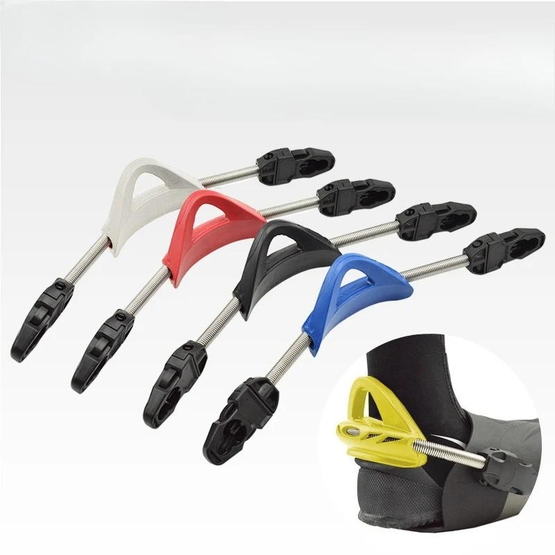 

Stainless steel spring shoe shoelace replacement steel strap open heel non-slip flipper strap SSA-612C