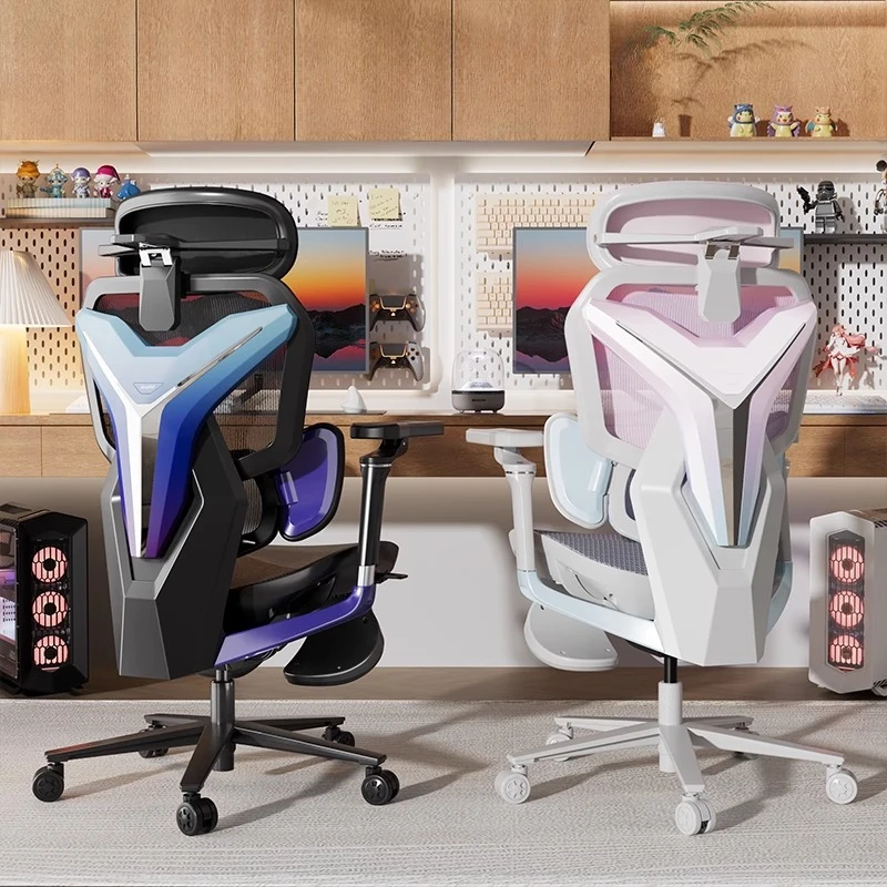 Designer Comfortable Gaming Chair Footrest Cheap Headrest Gaming Chair Conference Rotating Metal Sillas De Oficina Furniture