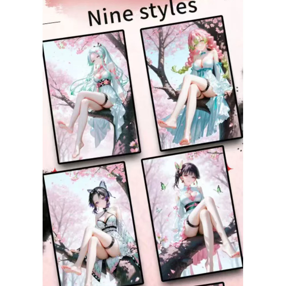 2025 أحدث شينغ هان نادي شيطان Slaye A6 بطاقات اللوحة حافظة Waifu أنيمي فتاة TCG بطاقة الألعاب Doujin اللعب وهواية هدية