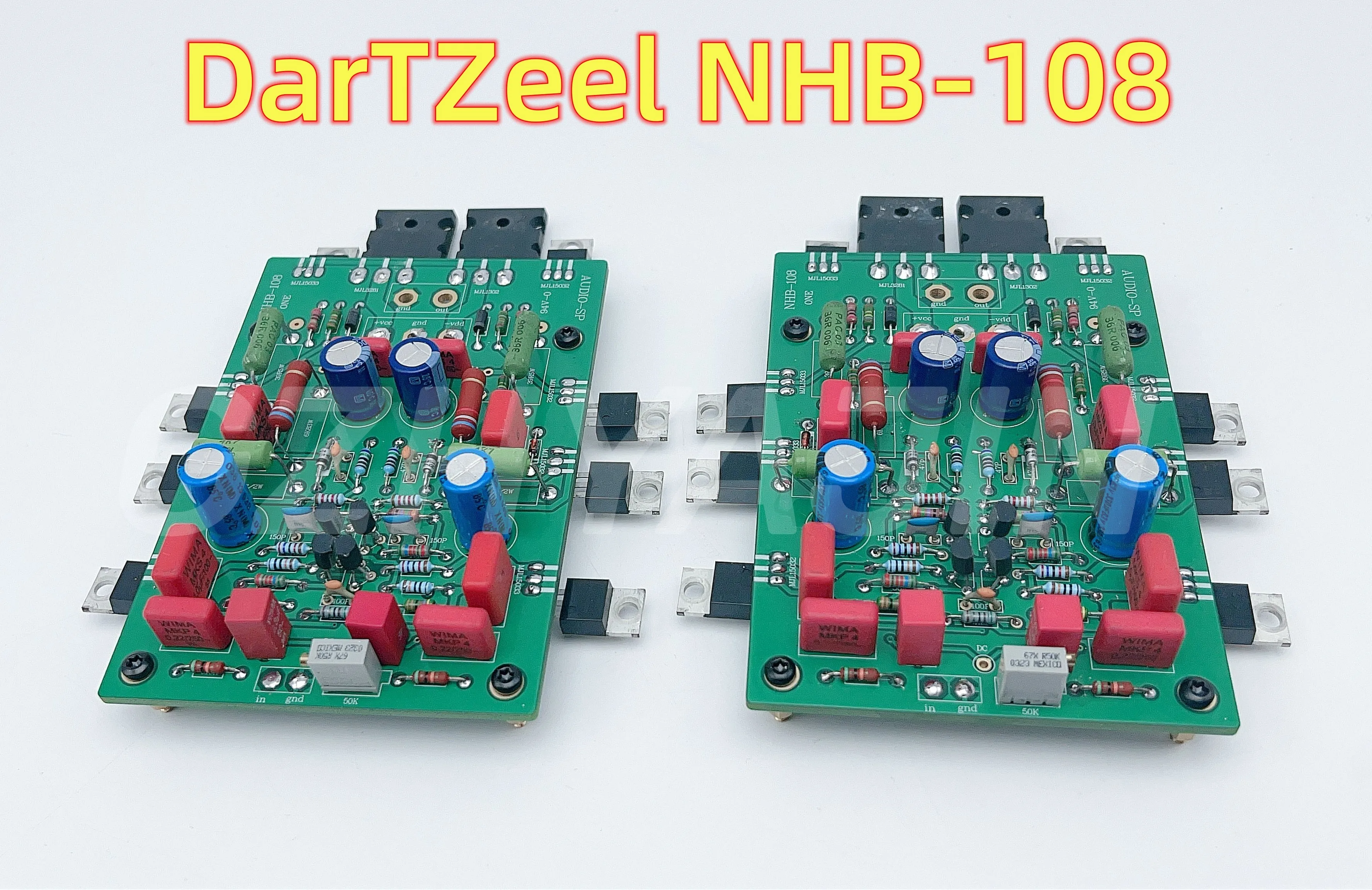 

A Pair Luxury Power Amplifier Board AUDIO Imitation DarTZeel NHB-108 Power Amplifier Circuit Board