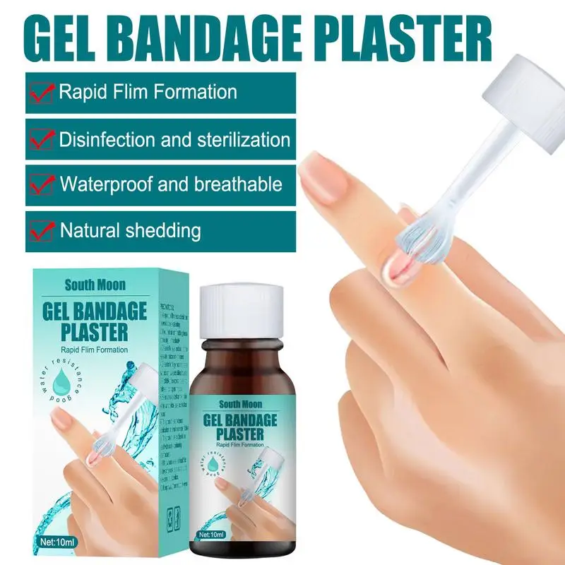 Vloeibare Bandaid Waterdichte Sneldrogende Beschermende Huid Barrière Beschermende Huid Barrière Wondbescherming Dressings 10Ml Ademend