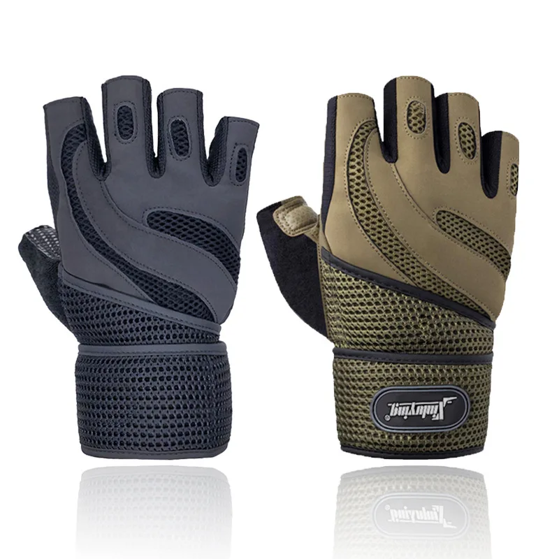 1 paar Crossfit Gewichtheben Handschuhe Atmungsaktiv Fitness Übung Bodybuilding Handschuhe Hantel Workout Gym Training Sport Handschuhe