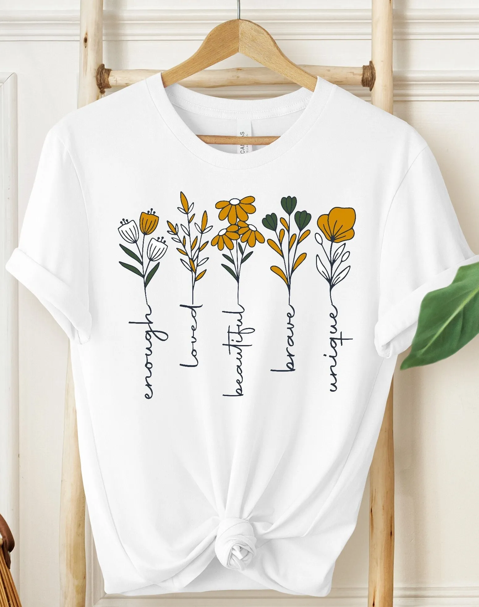 Wildflower T Shirt Positive Floral Flower Nature Lover Botanical Cute Best Friend