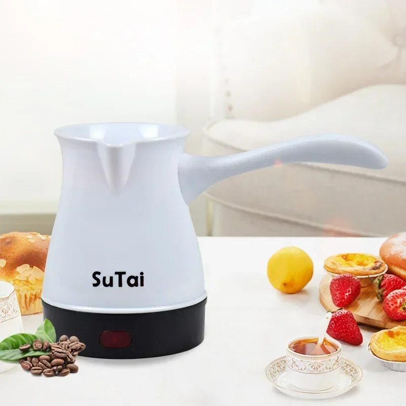 European-style electric Turkish coffee pot electric rice wine cooking stainless steel heating plate Italian mocha hot milk jug