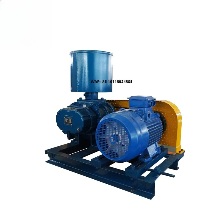Big Flow Capacity  High Power Industrial Root Blower with Efficient OEM Customized Electric Ventilator for Flour Mill Processing