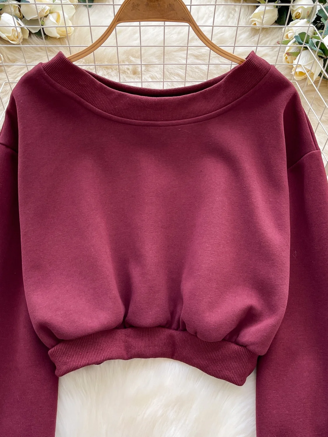 Trendy Lazy Sle Long Sve round Ne Felpa da donna Allentata ort Top Comodo Casual Streetwear Autunno Faion