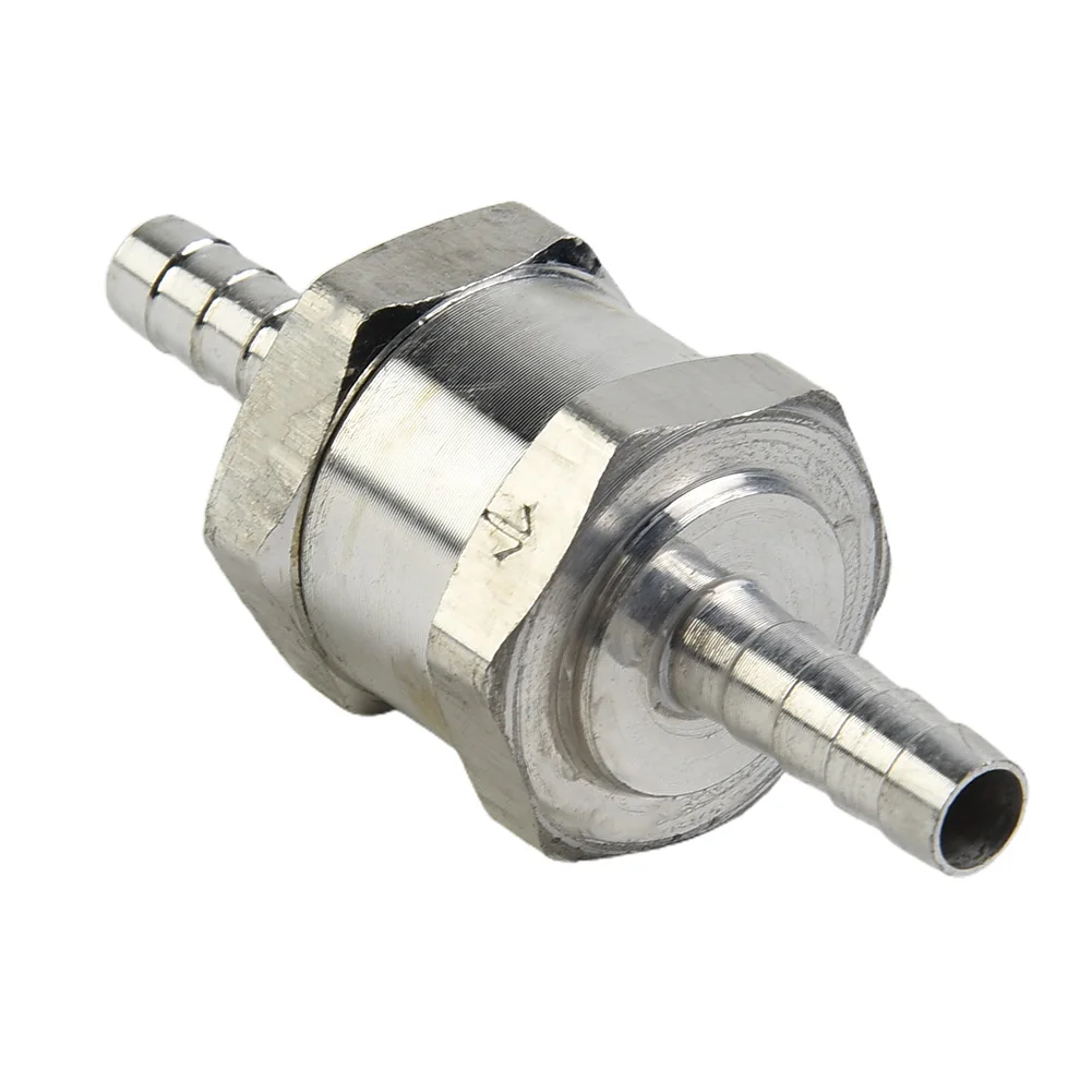 High Quality Check Valve Tool 6mm Silver Tube Hose Valve 12mm 8mm Air Water Pipe Bio/vegetable Oil Fuel Inline