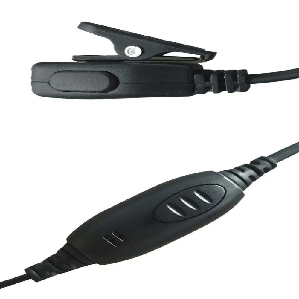 Wired Walkie-Talkie Headset Earhook Design Over Ear Two Wired Earpiece K Type 2 Pin M Plug Walkie Wired Headset Professional Use