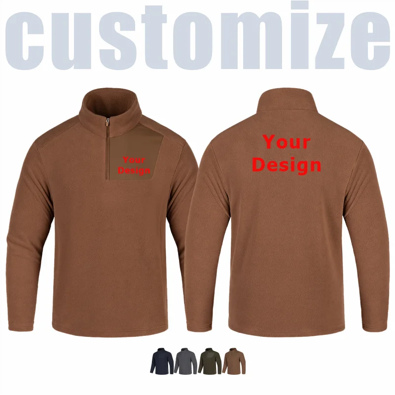 الرجال عادية رشاقته القطبية الصوف بلوزات بلايز الرياضة الكلاسيكية الوقوف طوق بلوزات الرجال البريدي البلوز تخصيص التصميم الخاص بك
