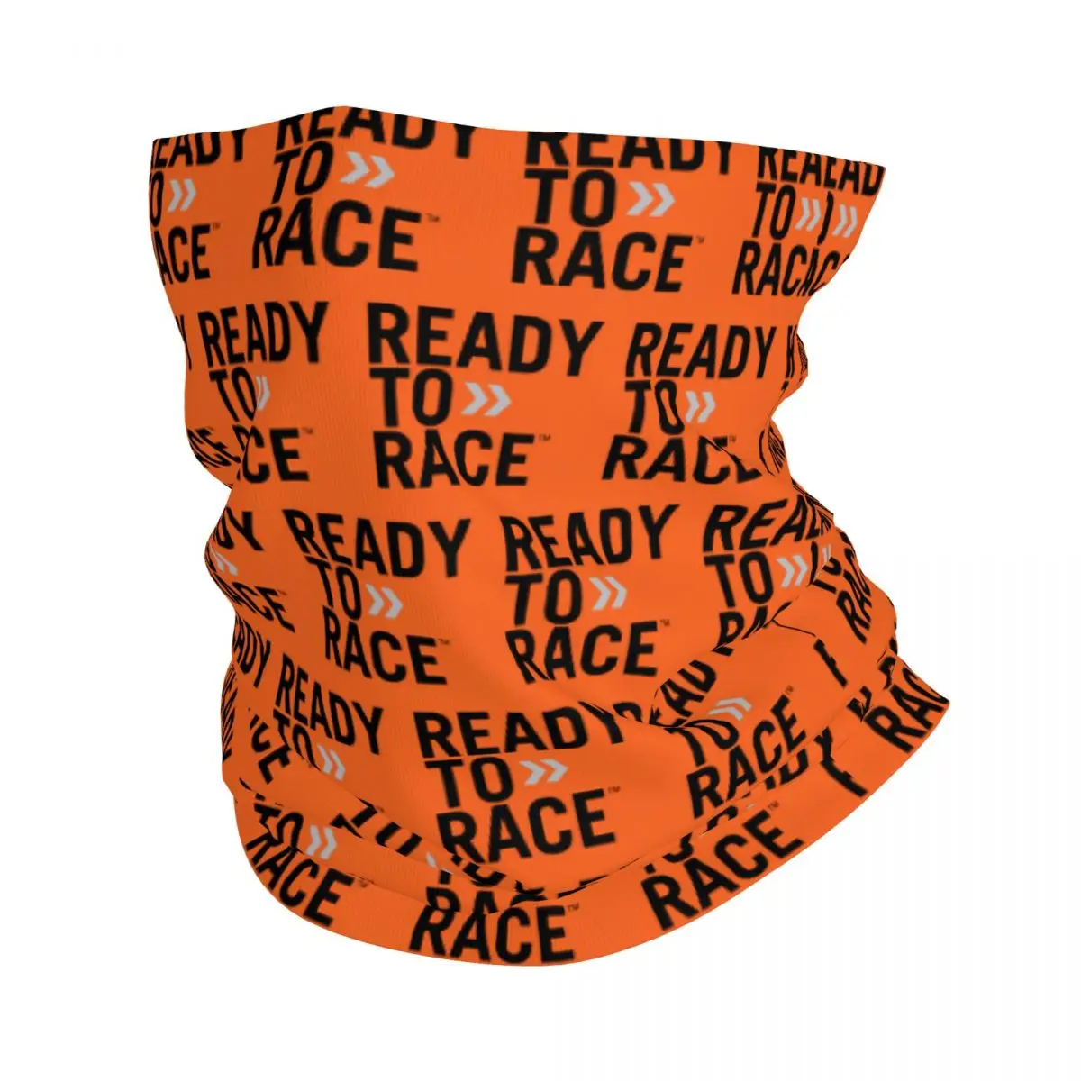 Custom Ready To Race Austrian Motorcycle Neck Gaiter Women Men Windproof Winter Bandana Scarf for Cycling