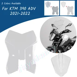 Motorcycle Front Screen Wind Shield Windshield Windscreen For KTM 390ADV 390 Adventure 2020-2023 2022 Headlight Cover Protector