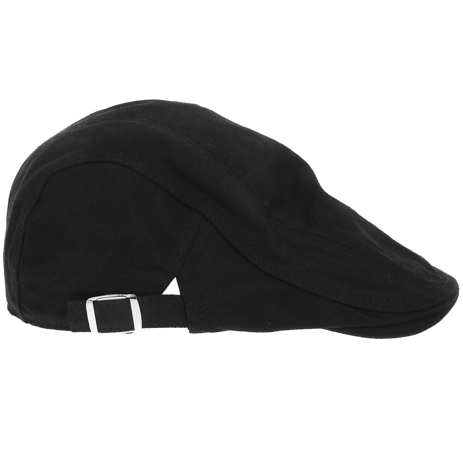 

Pure Cotton Duckball Cap for Men Newsboy Hats Black Driving Beanies Fashionable Design Breathable Material Durable