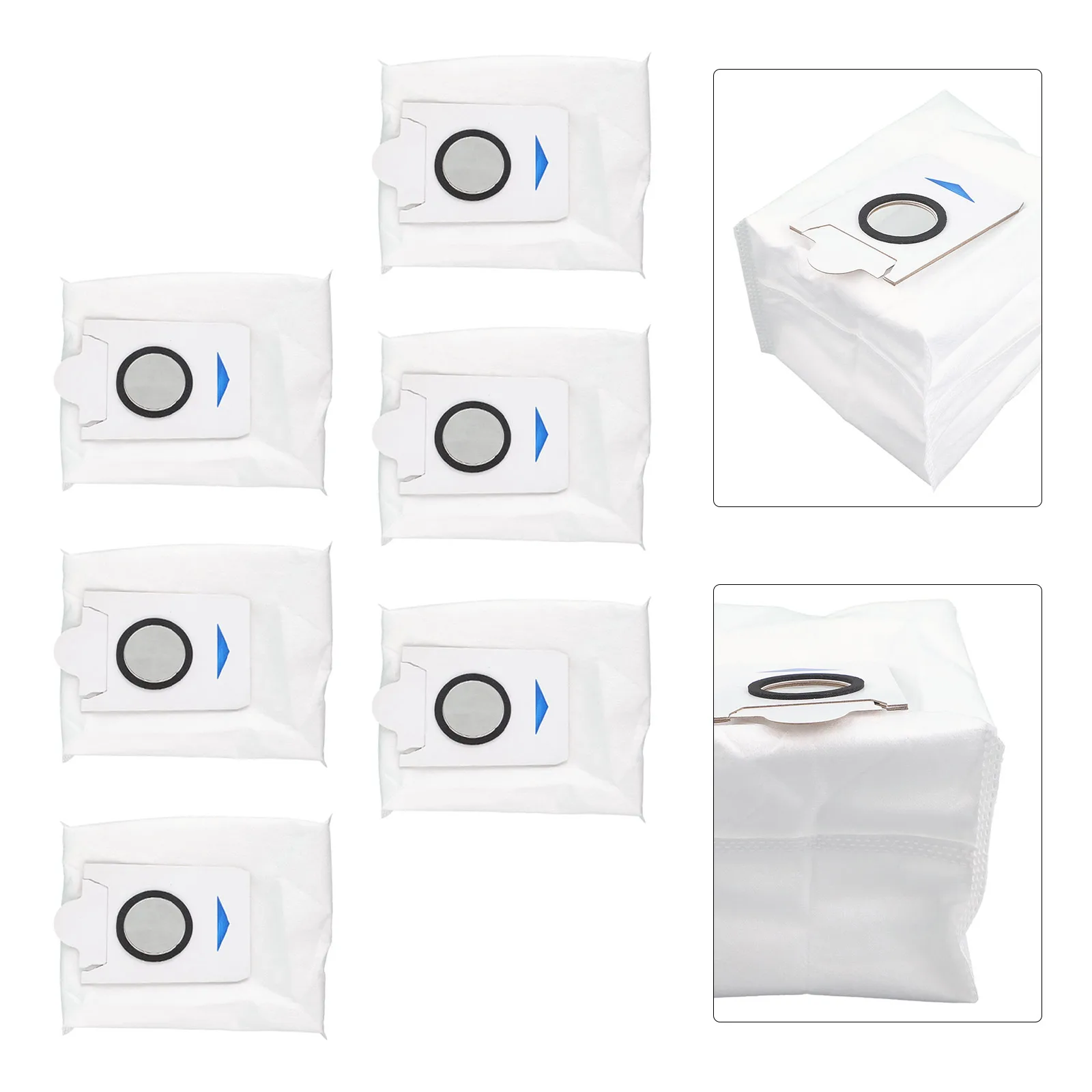 Dust Free Cleaning Experience with 6Pcs Dust Bags for DDB030025 X2 for omni Robot Vacuum Cleaner Long Lasting Durability