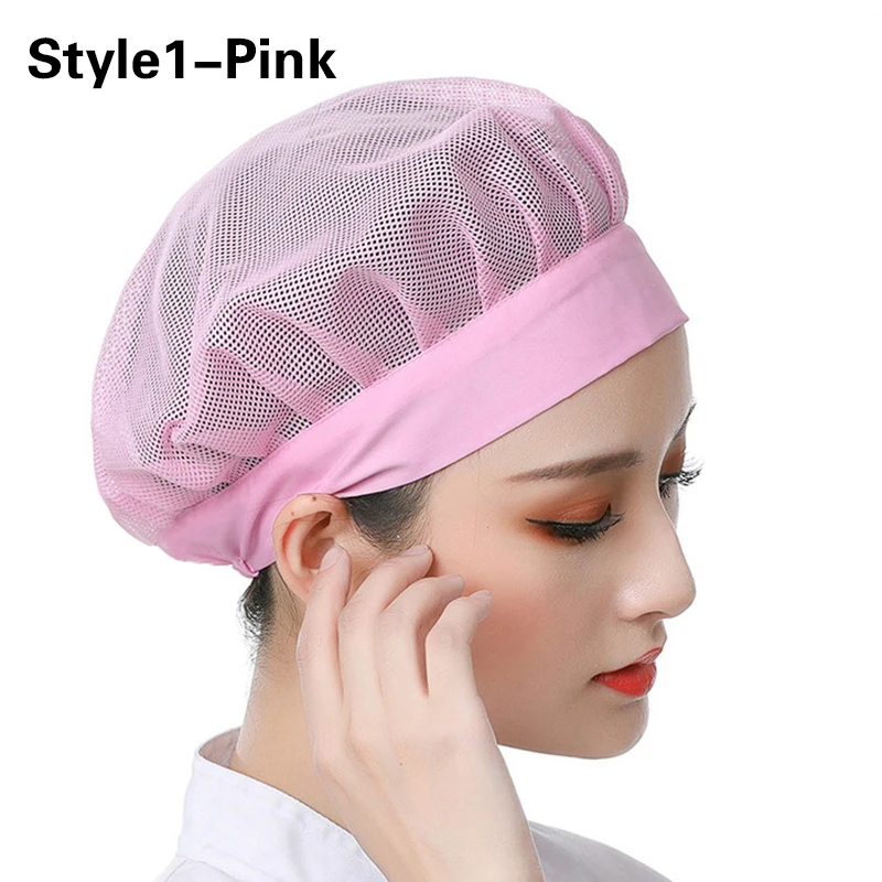 Dust Cap For Textile Women Men Cap Cooking Hygienic Kitchen Chef Uniform Waiter Work Wear Workshop Resturant Bakery Hats