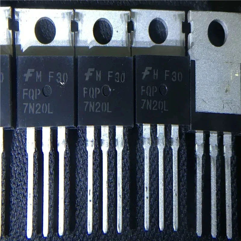 10pcs FQP7N20L 7N20L 200V 6.5A FSC TO-220 New imported original, can be shot directly