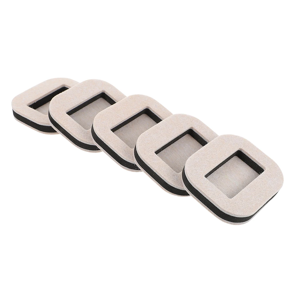 

5pcs Furniture Caster Felt Cups Cchair Bed Desk Roller Fixing Floor Protector Anti-Sliding Pads Caster Cups For Office Home