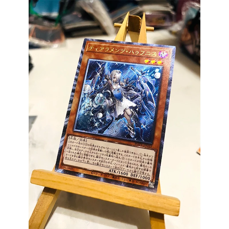 Yu-Gi-Oh! Tearlaments Merrill Tearlaments Scheuren DIY Homemade Bronzing Collection Card Christmas Birthday Gift Game Toys