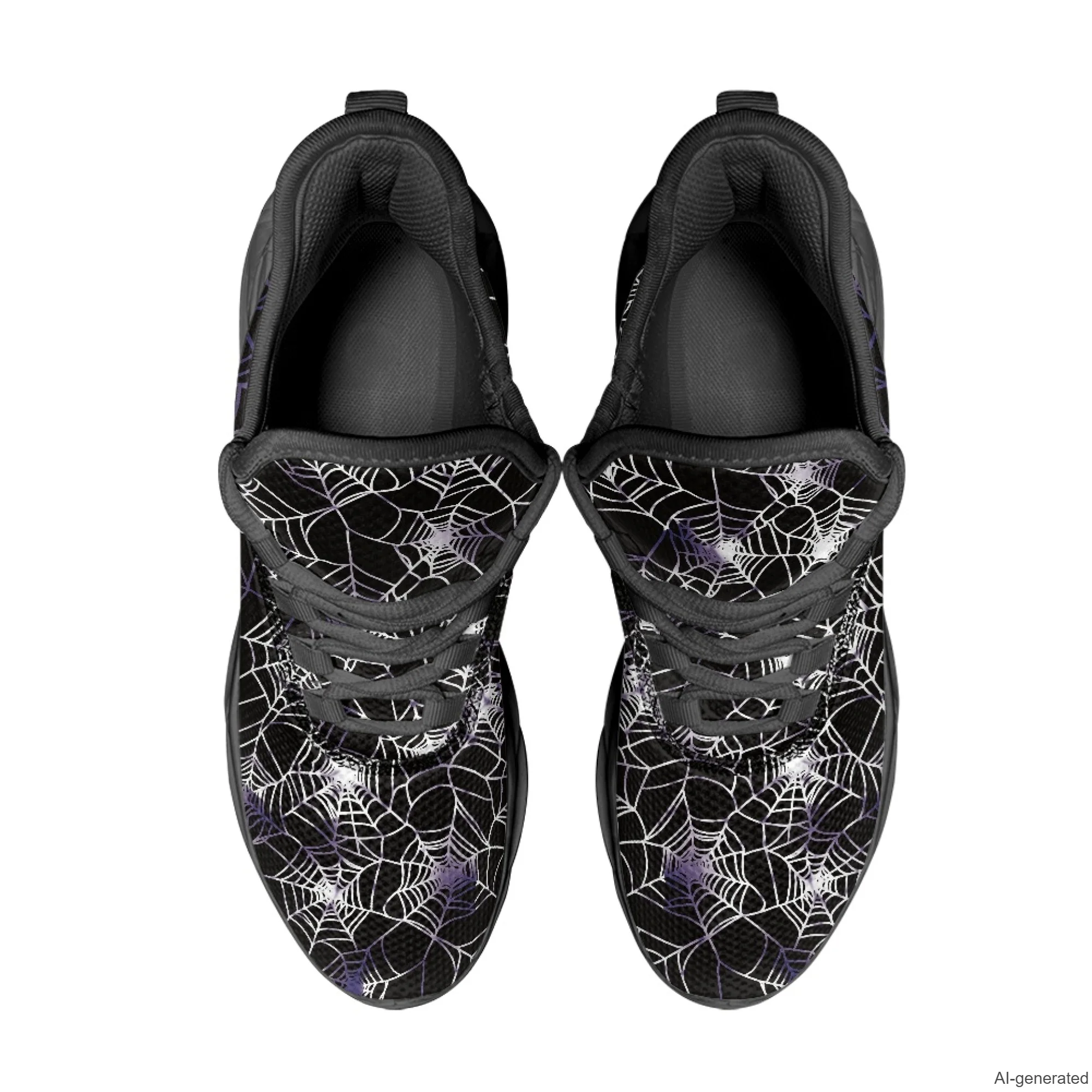 XIXIRIMIDO Max Soul Shoes Halloween Spider Web Print Running Shoes for Men Casual Fashion Women Snakers Walking Shoes 35-48