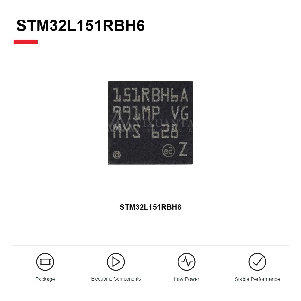 DIY STM32L151RBH6 Ultra Low Power 32-Bit Microcontroller MCU IC UFBGA 64-Pin 128KB Flash Embedded Control Chip 5pcs/lot