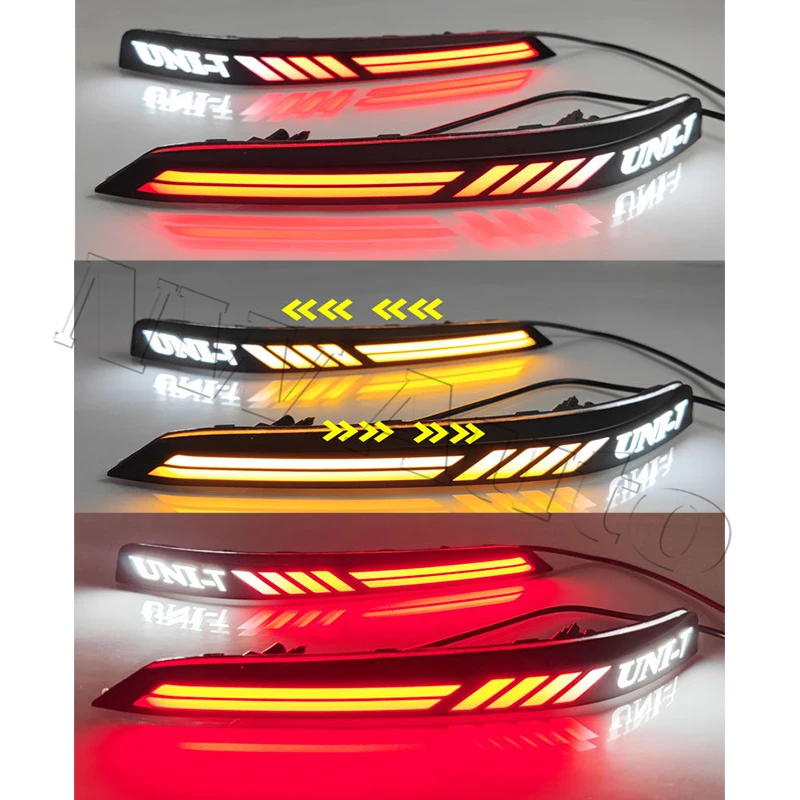 Rear Bumper Foglight For Changan UNI-T 2020-2025 Rear Bumper Lights Modification Rear Bumper Lights Brake Lights