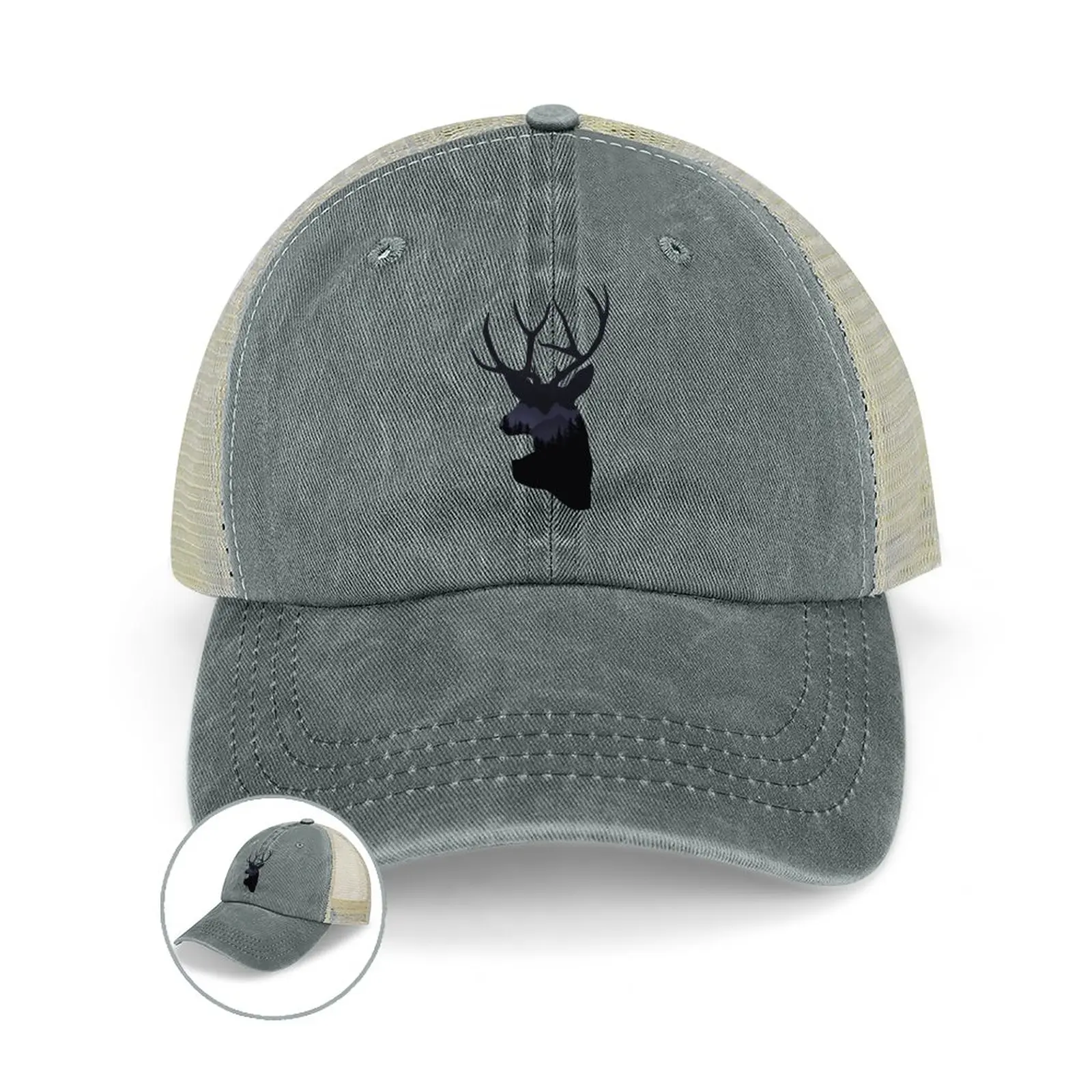 Buck of the Wild Cowboy Hat Visor Snapback Cap Men's Cap Women's