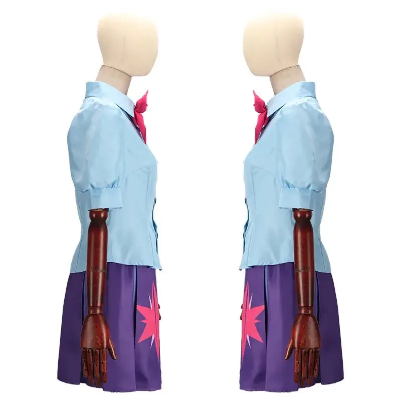 CyTwilight 스파클 코스프레 드레스 애니메이션 유니콘 공주 생일 파티 인간 의상 신발 가발 할로윈 의상 여성용 소녀용