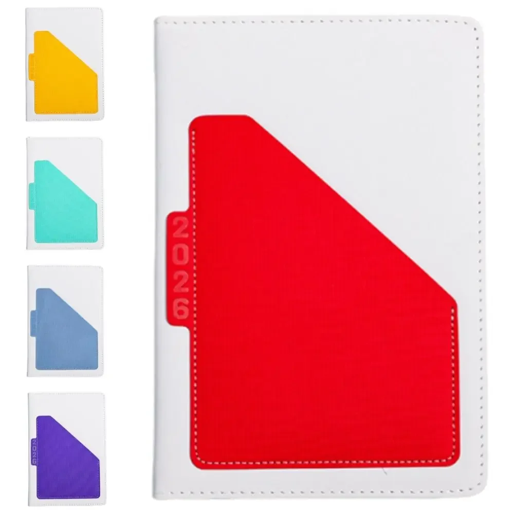 English 2026 Schedule Planner Notepad 12 Months Bookmark 365 Days Efficiency Notebook Simple Portable Diary Writing Pads School