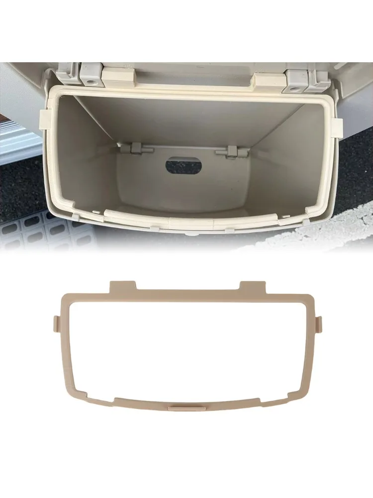 1Pc Caravan Prullenbak Hartal Beugel Prullenbak D Ring Beige/Grijs Interieur Prullenbak Opslag Accessoires Voor Hobby Dethleffs Lmc RV - afbeelding 2