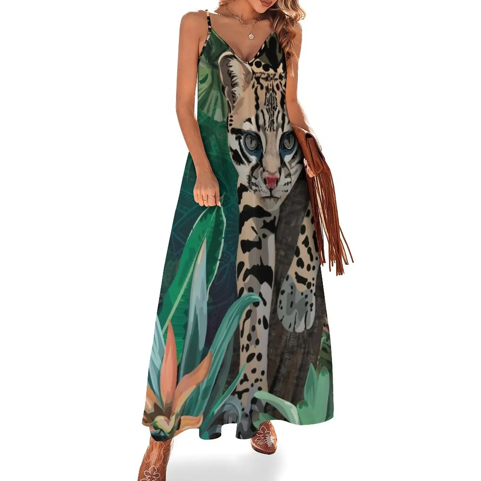 

Ocelot Sleeveless Dress dress summer long dress women summer