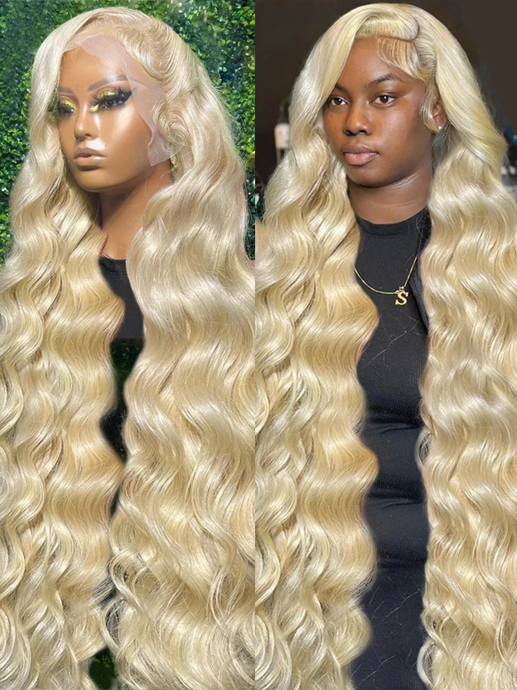 

613 Blonde Wig Body Wave 13x4 13x6 Lace Front Human Hair Wigs For Black Women HD Transparent Glueless Brazilian Lace Frontal Wig