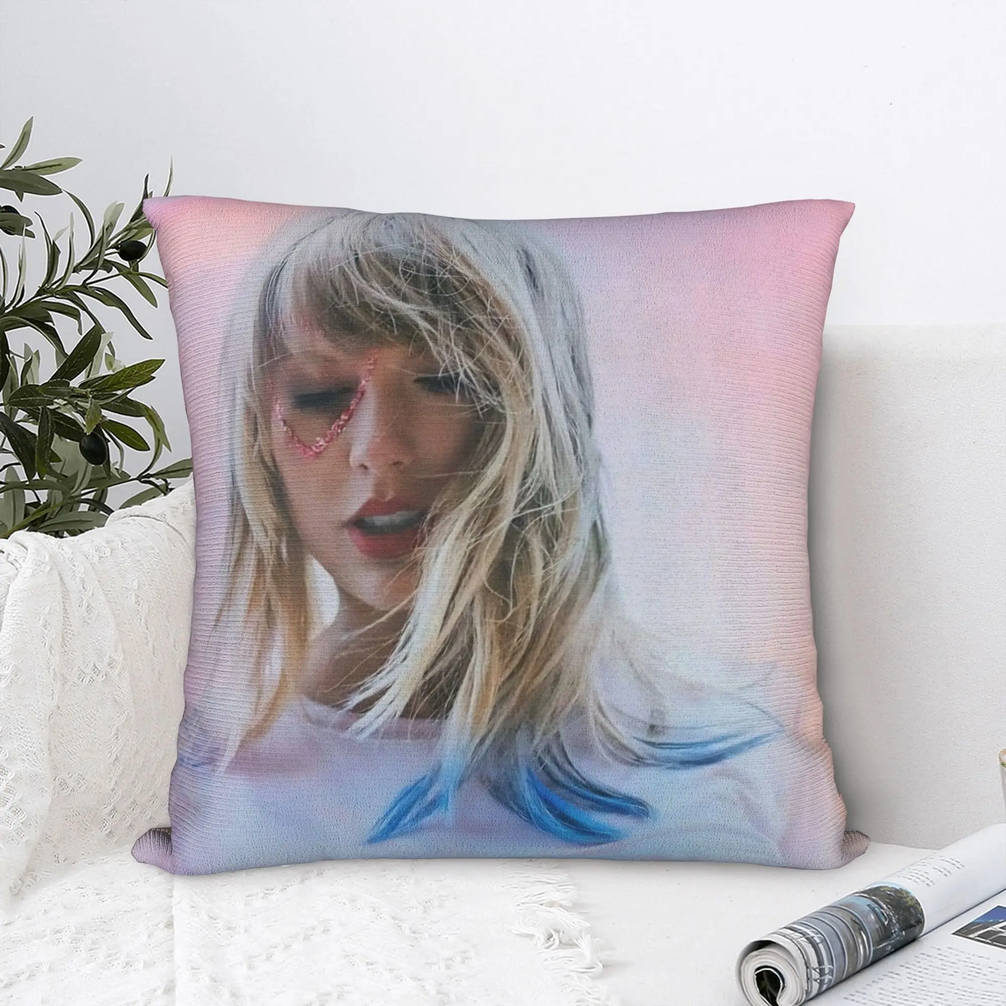 Pillow Cover Trendy Singer Girl  Funny Pillow Case For Living Room Sofa Pillowcases