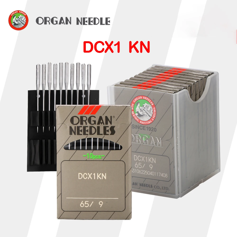 

100 PCS ORGAN Brand DCX1 DCX1KN Round Head Needle Three ,Four, Five Thread Machine Overock Coverstitch Sewing Machine Needles